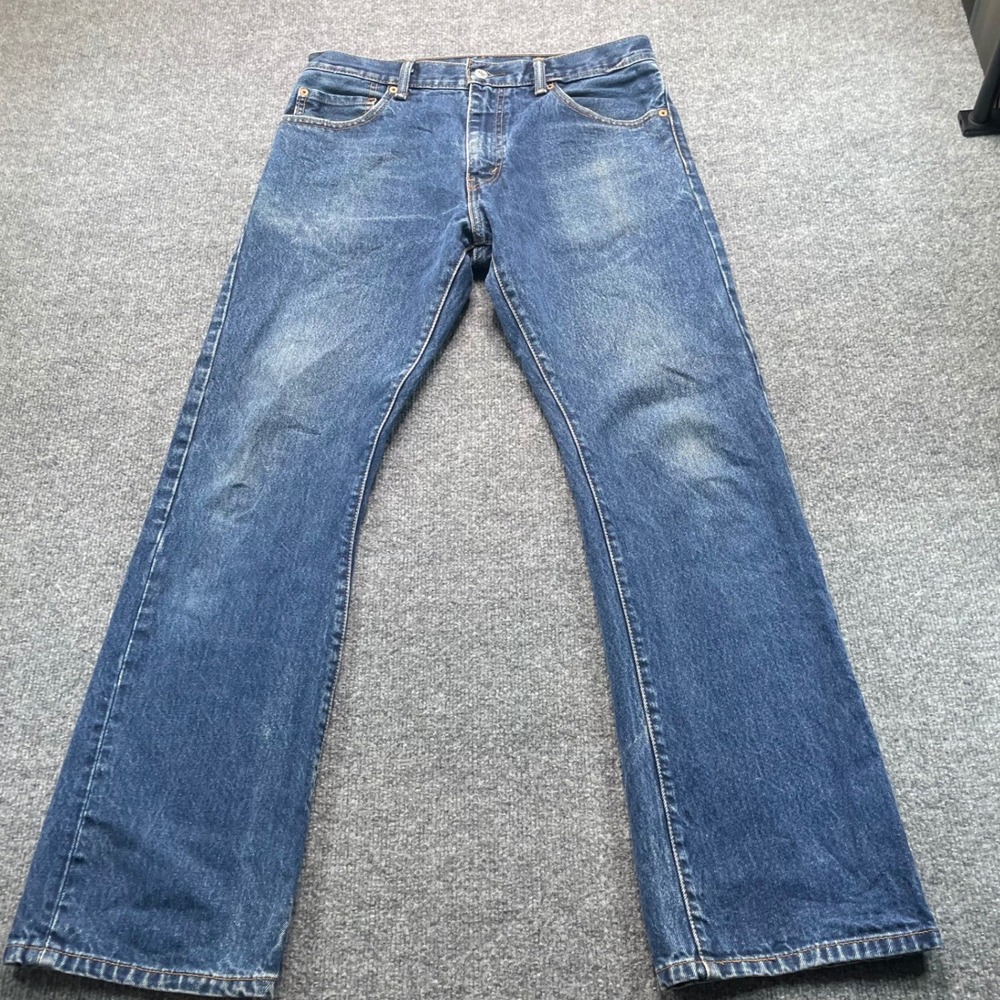 Levis Jeans Men's 517 Bootcut W33 L32 Blue Denim 00517-0216